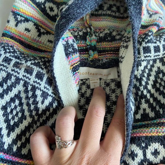 Tribal Print Sweater - Picture 3 of 6